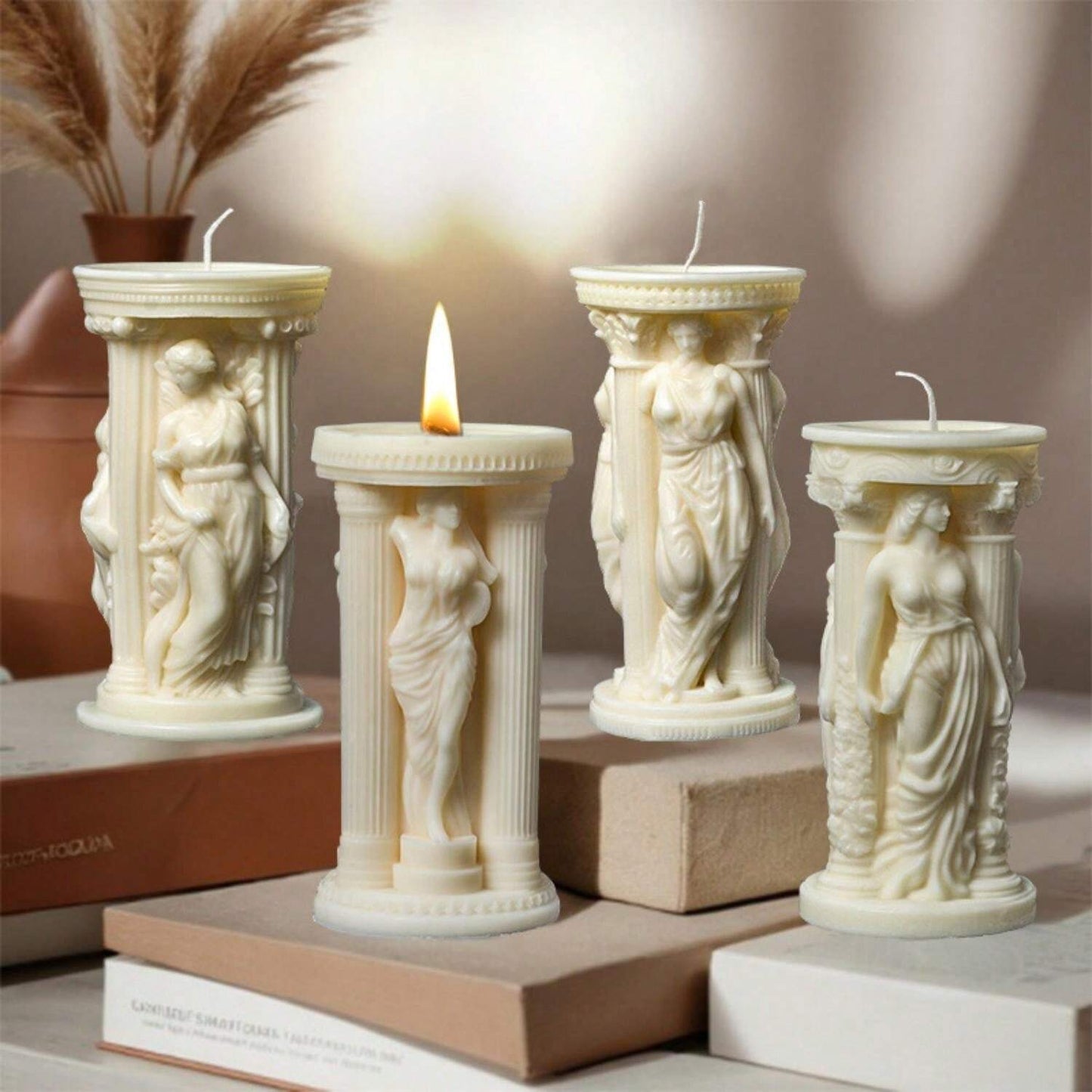 Athena Goddess Candle