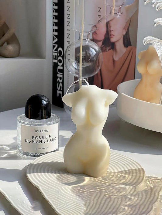 Small Woman Figure Candle