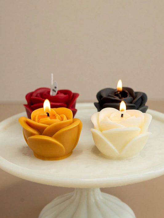 Small Rose Candles