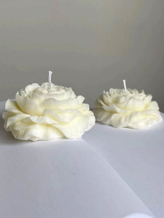 Small Peony Candle